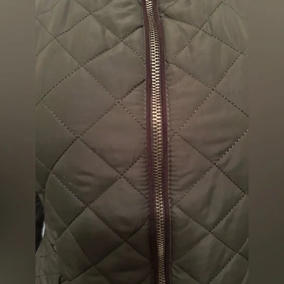 Love Tree Quilted Khaki Puffer Jacket - Picture 6 of 15